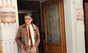 Ο Μανόλης Αναγνωστάκης στην Πάτρα.