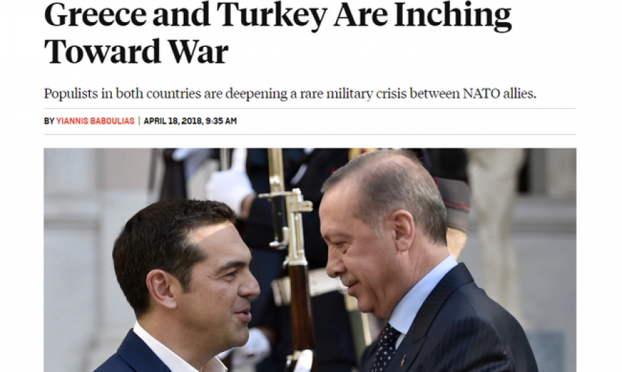 Η σελίδα με το άρθρο του Γιάννη Μπαμπούλια στο Foreign Policy εικονογραφεί πολλές από τις αναπαραγωγές της μη είδησης.